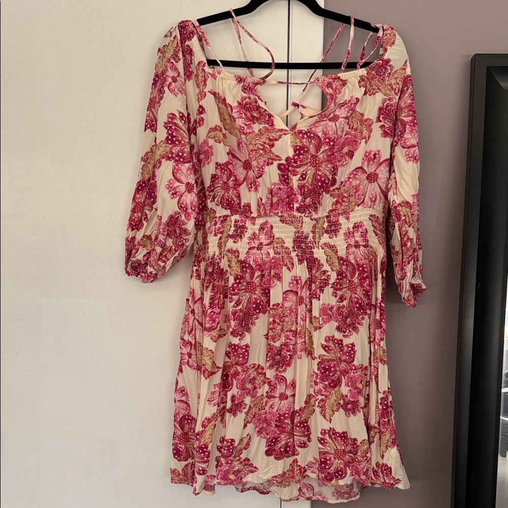 Old Navy Pink Floral Mini Dress